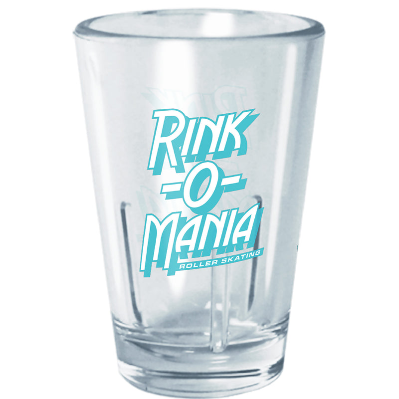 Stranger Things Rink-O-Mania Light Blue Logo Tritan Shot Glass