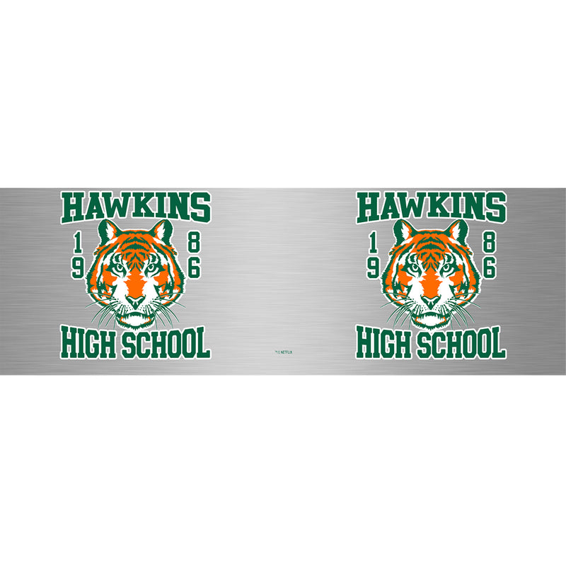 Stranger Things Hawkins High School Tiger Mascot Stainless Steel Tumbler With Lid