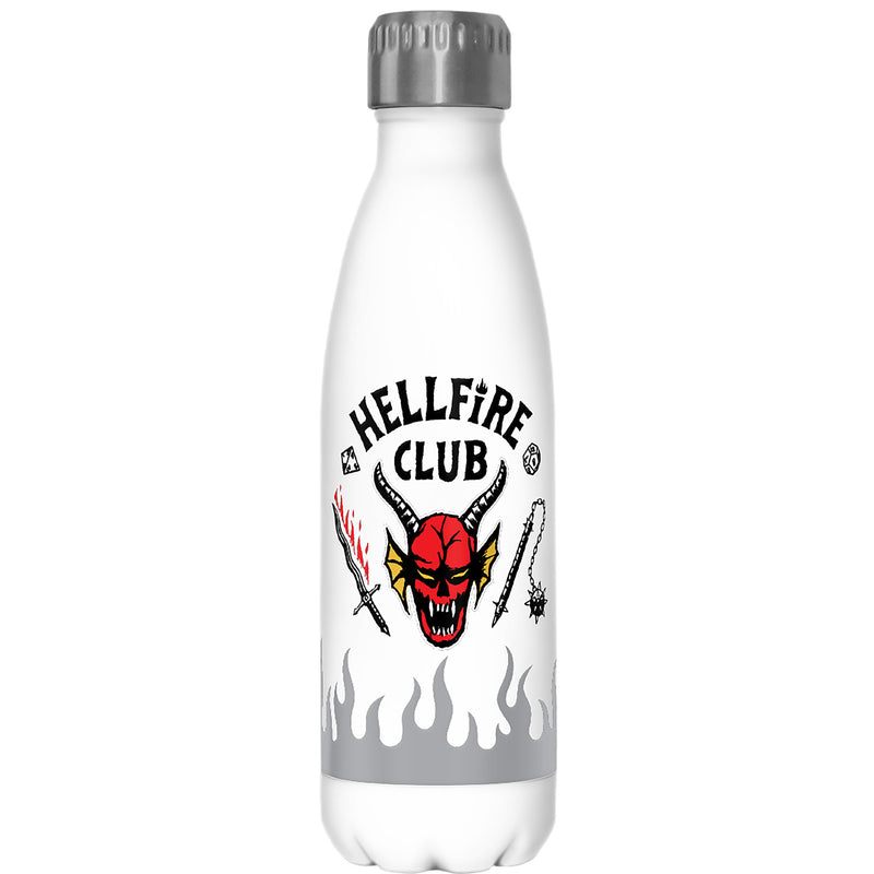 Stranger Things Hellfire Sword Logo Stainless Steel Water Bottle