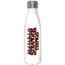 Stranger Things Flame Logo Stainless Steel Water Bottle