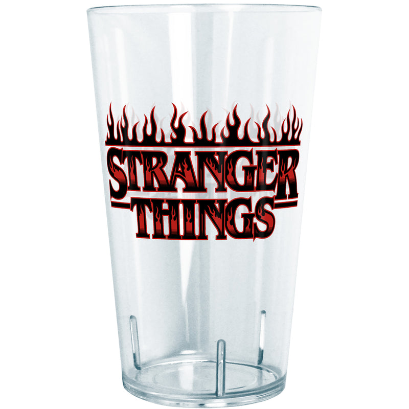 Stranger Things Logo in Flames Tritan Drinking Cup