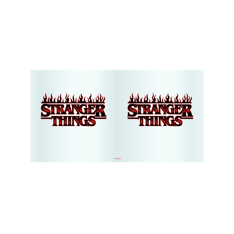 Stranger Things Burning Main Logo Tritan Can Shaped Drinking Cup - Clear -  16 oz.
