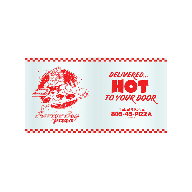 Stranger Things Surfer Boy Pizza Main Logo Tritan Can Shaped Cup